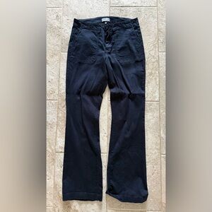 Women’s Dark Blue Wide-Leg Jeans